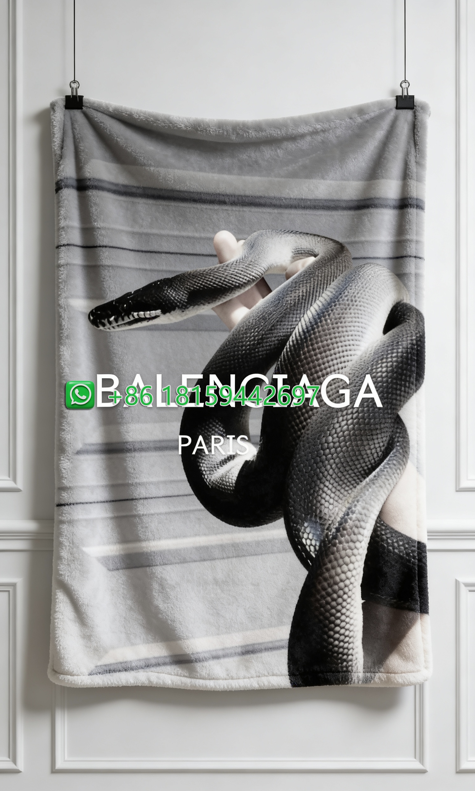 Balenciaga Throw Blankets